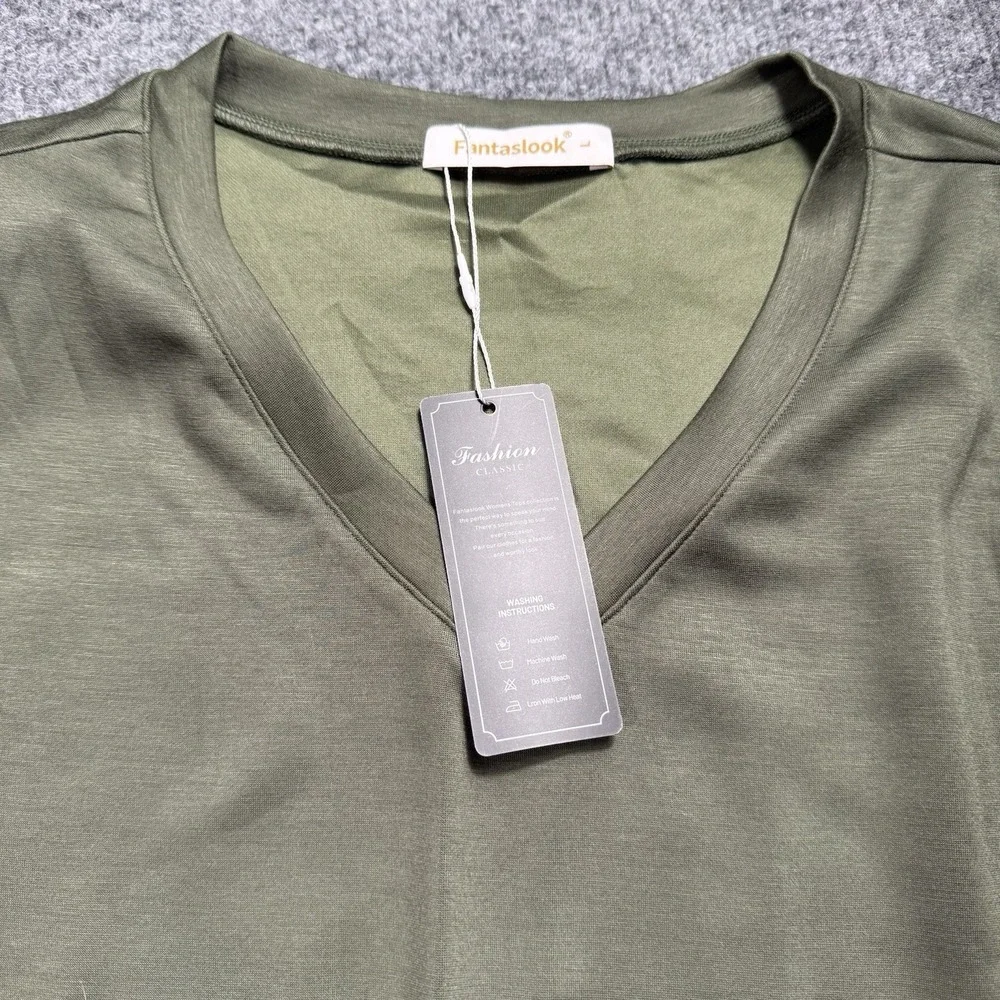 NWT‎ Lounge Set 2 Piece Olive Green Sleepwear Tank Top &  Pants Cozy Sleep Set L